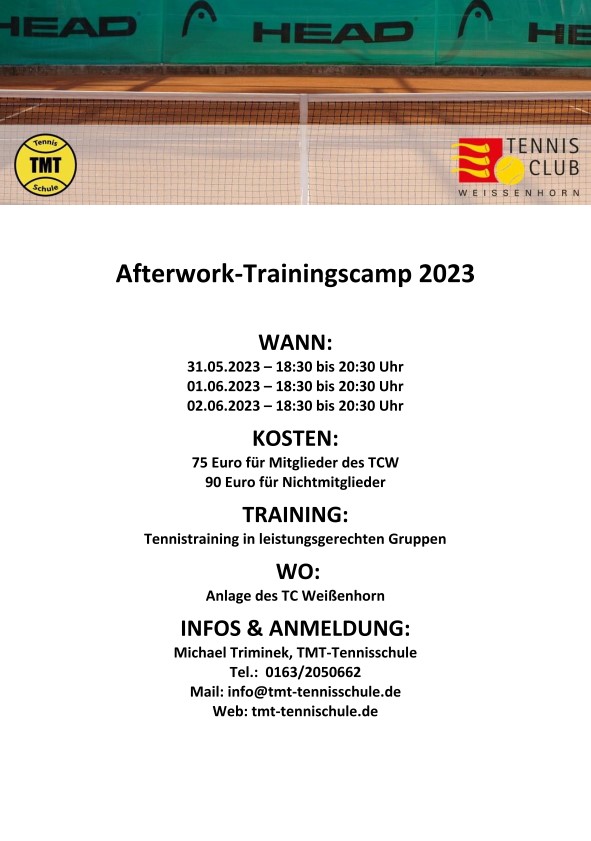 Afterwork-Training 2023