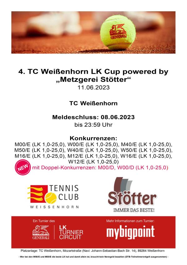 4. LK Cup powered by Metzgerei Stötter