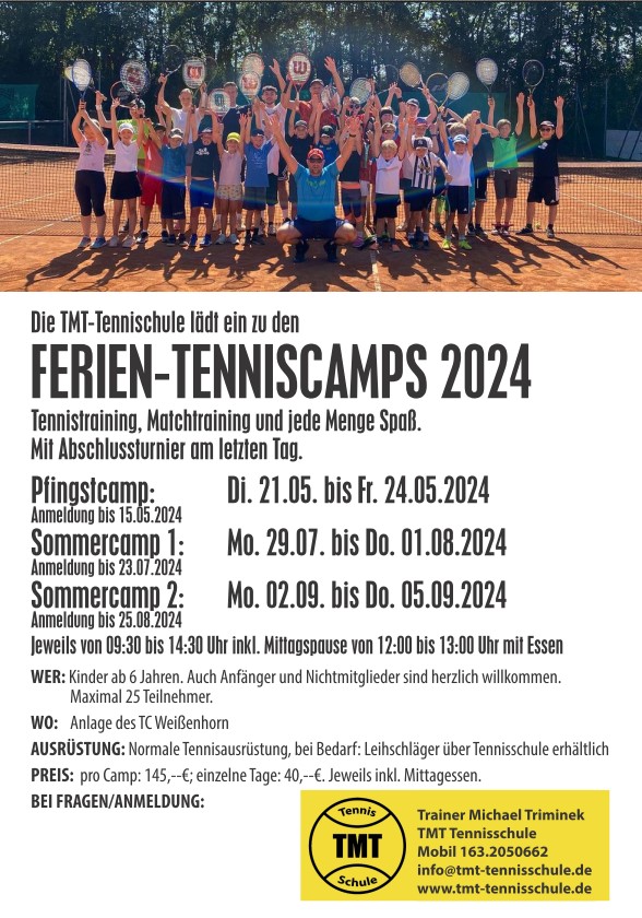 Tenniscamps 2024