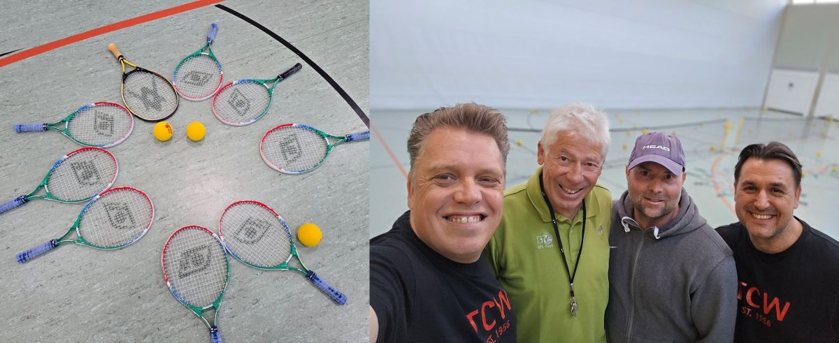 Tennisschnuppern in der Mittelschule